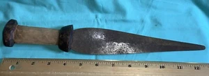 Vintage African Belgian Mangbetu Congolese Spear Head Sword Knife Dagger Sickle - Picture 1 of 7