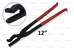 Empuñadura de cojín de cocodrilo de pezuña de 12" Farrier Hoof Clincher mango mandíbulas curvas zapato para caballo - Imagen 1 de 1