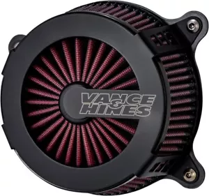 Vance & Hines Black Ceramic VO2 Cage Fighter Air Cleaner (40367) - Picture 1 of 2