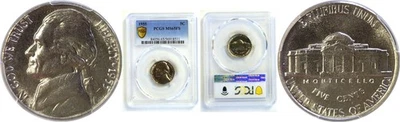 1955 5C Jefferson Nickel PCGS MS-65 FS - Image 1 of 3