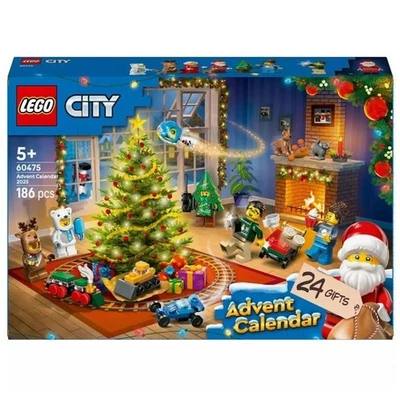 LEGO City Advent Calendar 2025, LEGO City Toy, Christmas Gift, Santa Vehicles, A - Image 1 of 3