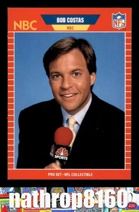1989 Pro Set Announcers #23 Bob Costas Football NM/NM+  NFL 9283 - Picture 1 of 4