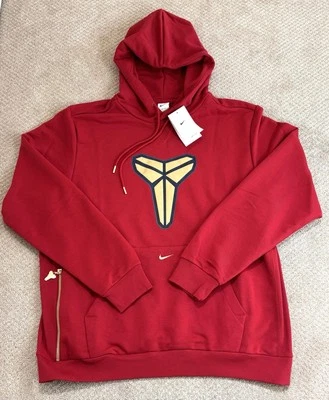 Kobe Men's Nike Dri-FIT Pullover Basketball Hoodie Red HF0066-636 Size L - Image 1 of 4