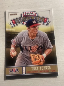 2013 Panini USA Baseball Curtain Call Trea Turner 8 - Picture 1 of 1