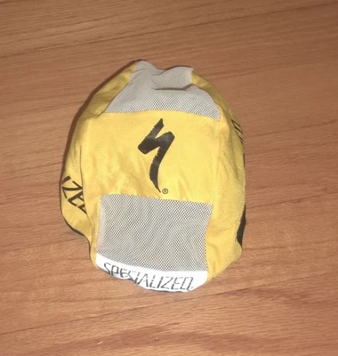 Cubierta de casco de lycra especializada*NEGRO, AMARILLO, BLANCO*VENTILACIÓN DE MALLA***USADA EN EXCELENTE ESTADO*** Foto 1 de 4