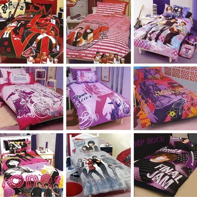 Teenager High School Musical Hannah Montana Camp Rock Quilt Cover Set SINGLE - Image 1 of 4