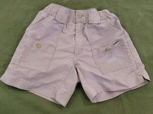 Aftco Fishing Youth Gray/Tan Cargo Short Size 24x5  - Picture 1 of 3