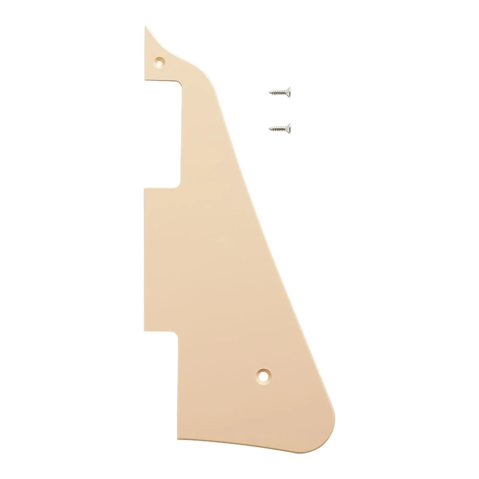 Gibson Les Paul Standard 1 Ply Scratchplate / Pickguard with Screws (Cream)