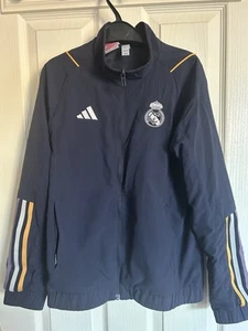 Real Madrid Training Jacket 11-12yrs. Navy 23/24 Season. - Picture 1 of 4