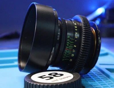 Canon EF Helios 44-2 58mm f/2 CineMod  Anamorphic Amber EF Mount Camera Canon - Image 1 of 4