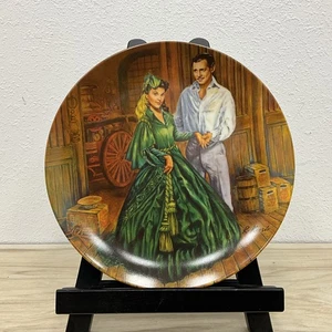 Knowles - Plato de Coleccionista Artista Raymond Kursar “VESTIDO VERDE DE ESCARLETT” - Imagen 1 de 3