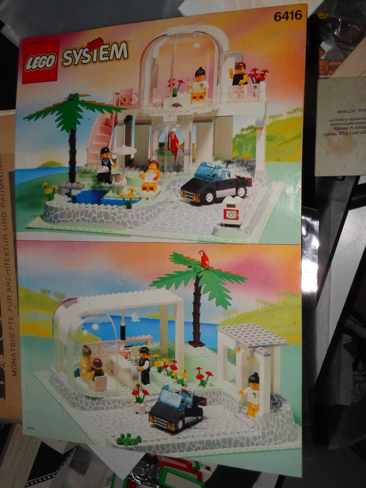 Lego System #6416 - Poolside Paradisa - Solo libretto manuale istruzioni - 1992 - Immagine 1 di 1
