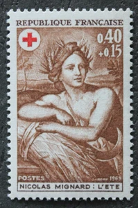Timbre - FRANCE - Croix-Rouge - Nicolas MIGNARD - YT1619 - Neuf ** - 1969 - Picture 1 of 1