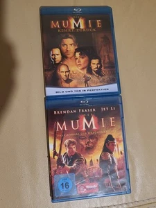 2x BLU RAY DIE MUMIE KEHRT ZURÜCK & DAS GRABMAL DES DRACHENKAISERS WIE NEU - Bild 1 von 2