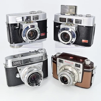 Kodak Camera lot, Bantam RF, Retina Automatic III, Motormatic 35, Automatic 35F - Image 1 of 4