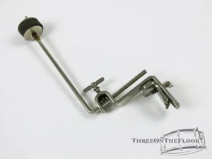 Soporte de platillo Slingerland Shur años 1930-40 montado en bajo: lote 100 - Imagen 1 de 12