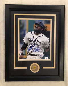Josh Bell Pittsburgh Pirates Signed Framed 8x10 Grays Photo JSA Rare - Picture 1 of 5