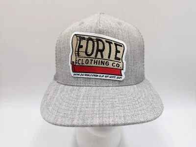 Gorra de camionero Forte Clothing Co gris malla gorra snapback Foto 1 de 4