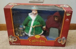 Mickey’s Christmas Carol Ghosts Action Figures 3 Pack Disney 2003 Boxed Decor - Picture 1 of 9