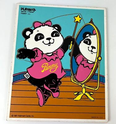 Playskool Shirt Tales Pammy Ballerina 7 Piece Puzzle 330-09 1981 Hallmark Cards - Image 1 of 4