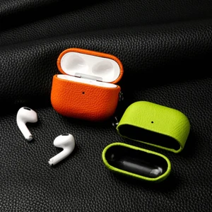 Para Apple AirPods 1ª 2ª 3ª 4ª Generación Pro 1/2 Retro Cuero Auriculares Estuche Cubierta - Imagen 1 de 22