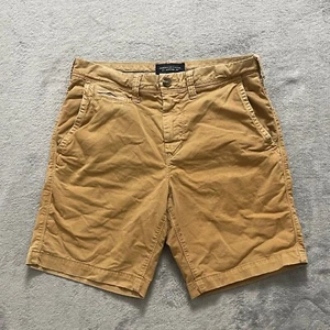 American Eagle Herrenshorts Größe 28 beige schmal lässig Chino 8" Schrittlänge - Bild 1 von 15