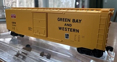 Micro Trains N Scale RTR #31130 50’ Std Box Car Green Bay & Western #3020 NIB NY - Image 1 of 4