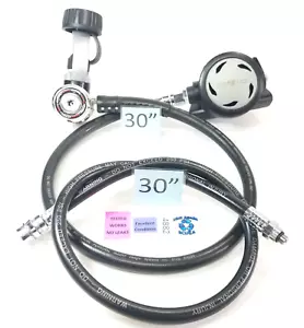 Zeagle Envoy Buceo Juego Regulador Ajustable Yugo 1ª Etapa, Enviado 2ª - Imagen 1 de 20