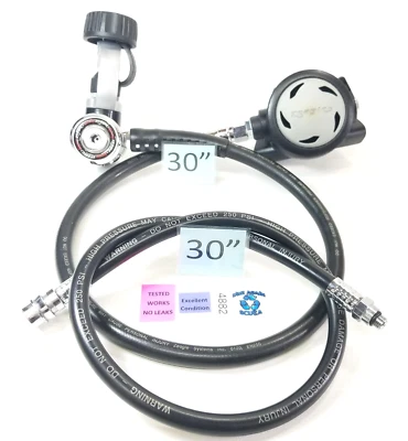 Zeagle Envoy Scuba Dive Adjustable Regulator Set Yoke 1st Stage, Envoy 2nd - Image 1 of 4