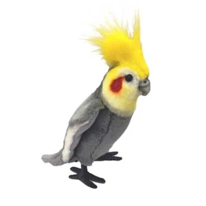 Grey Cockatiel Realistic Hansa Soft Animal Plush Toy 23cm **FREE DELIVERY** - Bild 1 von 2