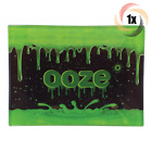 1x Tray Ooze Small Shatter Resistant Glass Rolling Tray | Slime Design