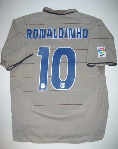 FC Barcelona Ronaldinho Jersey Trikot Maglia Brazil 2004-2006 Nike Away Kit FCB Cover