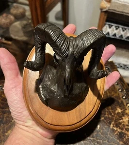 Dan Ostermiller Bronzeskulptur 1977 großes Horn 7/25 signiert Dano - Bild 1 von 10