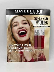 Maybelline Super Stay Matte Tinte Lippenfarbe ~ Künstler 3er-Pack (lesen) - Bild 1 von 2