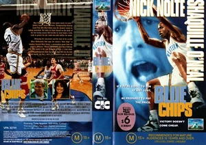 BLUE CHIPS - Nick Nolte - VHS - PAL - USADO - Limpiado - Lanzamiento original de oz - Imagen 1 de 2