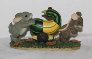 Charming Tails "Friends Are a Rich Harvest"  85/506  2002 Fritz Floyd Very Cute  - Picture 1 of 4