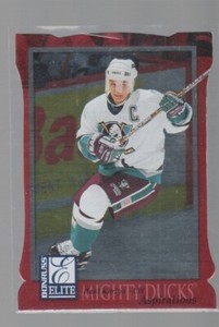 PAUL KARIYA 1997-98 DONRUSS ELITE ASPIRATIONS RED DIE-CUT CARD #7 /750