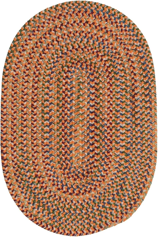 Alfombra trenzada artesanal ovalada Colonial Mills Naples Foto 1 de 1