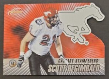 2003 Pacific Atomic CFL #23 Scott Regimbald STAMPEDERS football card NM/MT