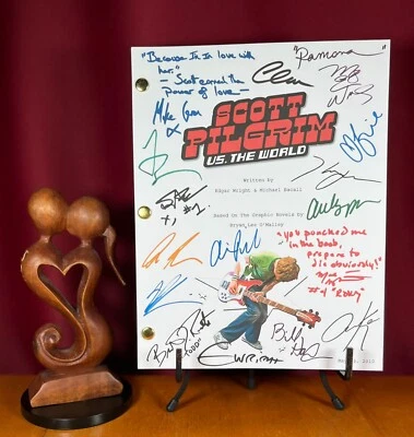 Scott Pilgrim vs. The World Script Signed- Autograph Reprints- 140 Pages Long - Image 1 of 4