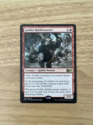 MTG Magic the Gathering Goblin Rabblemaster (145/298) Magic 2015 NM - Image 1 of 2