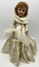 Vintage 1950's American Character 17” SWEET SUE Bride, Doll w/ stand