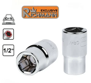 Socket 6-Pan 1/2", Chrome-Vanadium, 19mm, RICHMANN C1519 - Picture 1 of 4