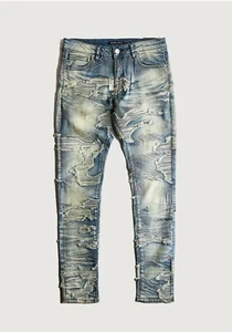 Embellished NYC jeans Men’s 34 NEW - Picture 1 of 3