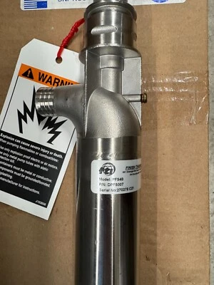 Bomba de tambor de acero inoxidable Finish Thompson DPFS007 PFS-48, 48", nueva Foto 1 de 3