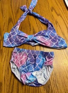 Girls 2 pcs Swimsuit, Size 3-4 - Picture 1 of 1