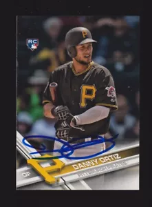 2017 Topps US 30 Danny Ortiz Novato Piratas Firmado Autógrafo Certificado de Autenticidad - Imagen 1 de 1