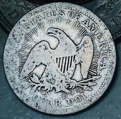1853 Seated Liberty Quarter 25C RAYS ARROWS Ungraded 90% Silver US Coin CC18793 Cover