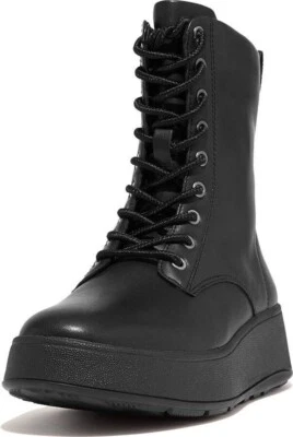 FitFlop Women's F Mode Leather Platform Ankle Boots US 8.5 EU 40 - Image 1 of 4