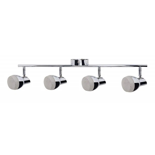 LED Deckenleuchte chrom 58x13x8cm 1520lm 3000K 20W 4 flammig Näve 1165242 - Bild 1 von 1